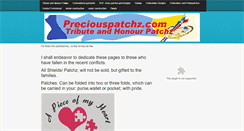 Desktop Screenshot of preciouspatchz.com