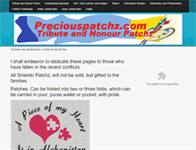 Tablet Screenshot of preciouspatchz.com